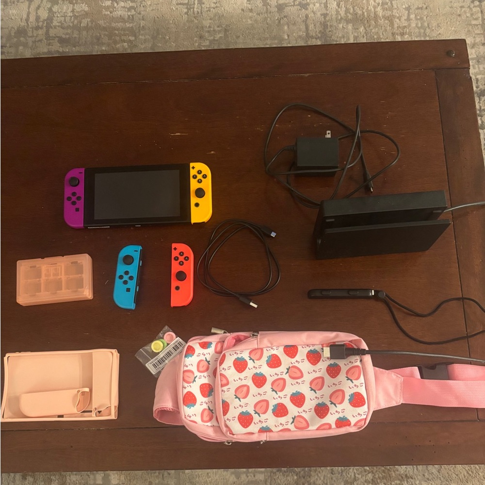Nintendo Switch Console Bundle – Extra Joy-Cons + Accessories